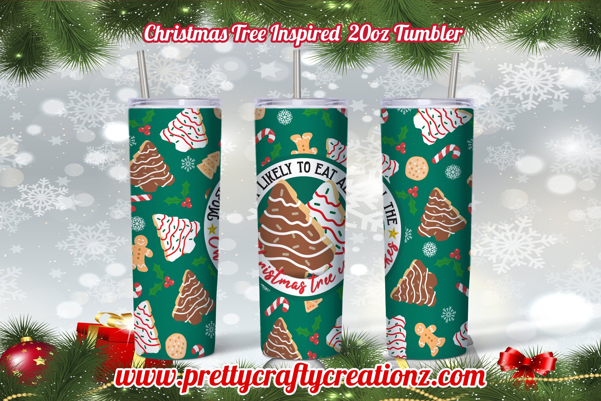Christmas Tree Cakes Tumbler