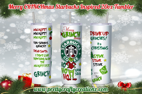 Merry Grinchmas Starbucks Inspired Tumbler