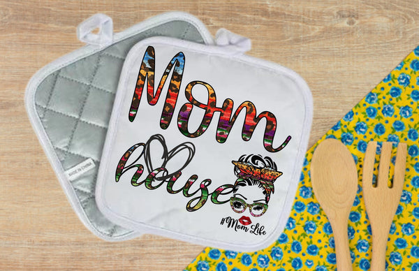 Pot Holders Mom House | Mother's Day Gift - Pretty Crafty Creationz