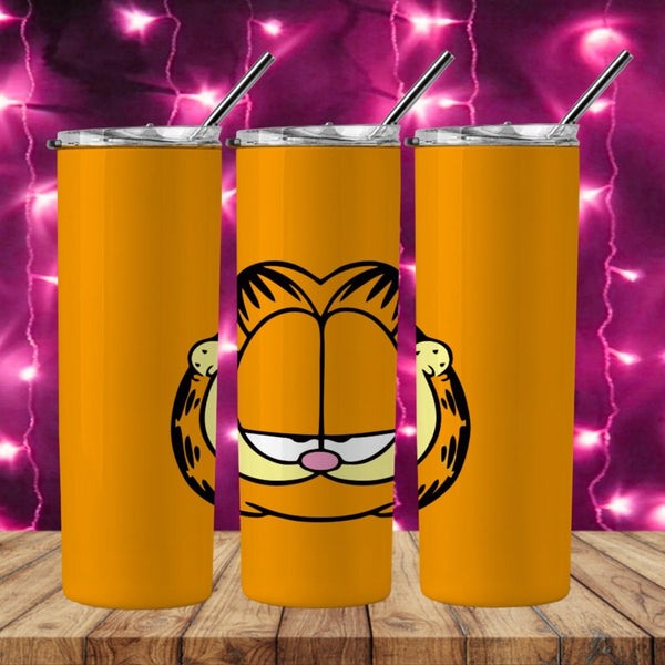 Garfield Inspired Tumbler - Pretty Crafty Creationz
