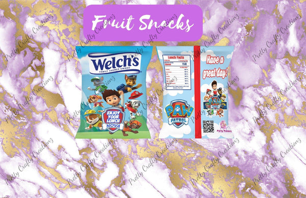 Paw Patrol Inspired Party Favors (Printable) - Pretty Crafty Creationz