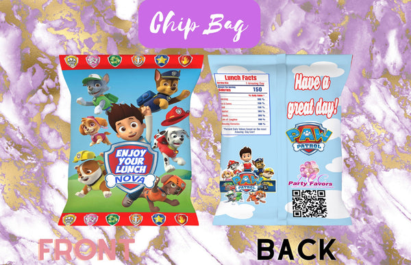 Paw Patrol Inspired Party Favors (Printable) - Pretty Crafty Creationz