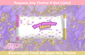 Custom Rice Krispies Treats Any Theme/ Party Favor/ Birthday Rice Krispies Treats/ Any Theme