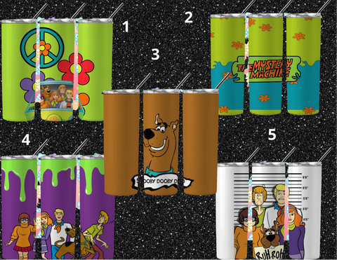 Scooby Doo inspired Tumbler - Pretty Crafty Creationz