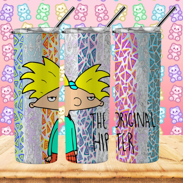 Hey Arnold inspired Tumbler - Pretty Crafty Creationz