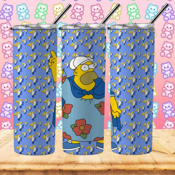 The Simpsons inspired Tumbler - Pretty Crafty Creationz